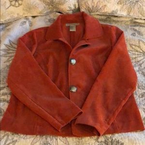 Darker Orange Corduroy Blazer